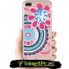 Case Estuche vintage mandala mitad flor
