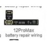 Flex en Blanco Repair Battery Iph 12 Pro Max (I2C)