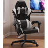 Silla Gamer blanca con masaje